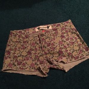 Floral printed Jean Shorts
